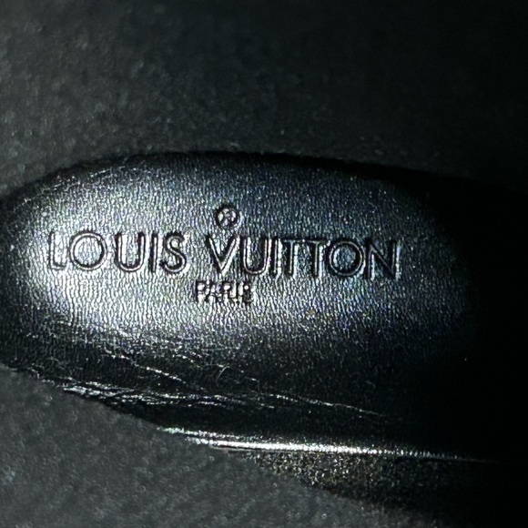 Louis Vuitton Black Monogram Splash Rubber Rain Boots - Picture 7 of 10